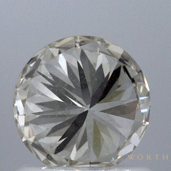 Custom 3-stone 1.02ct Diamond and 0.45cttw Green Garnet Ring - Picture 4 of 6